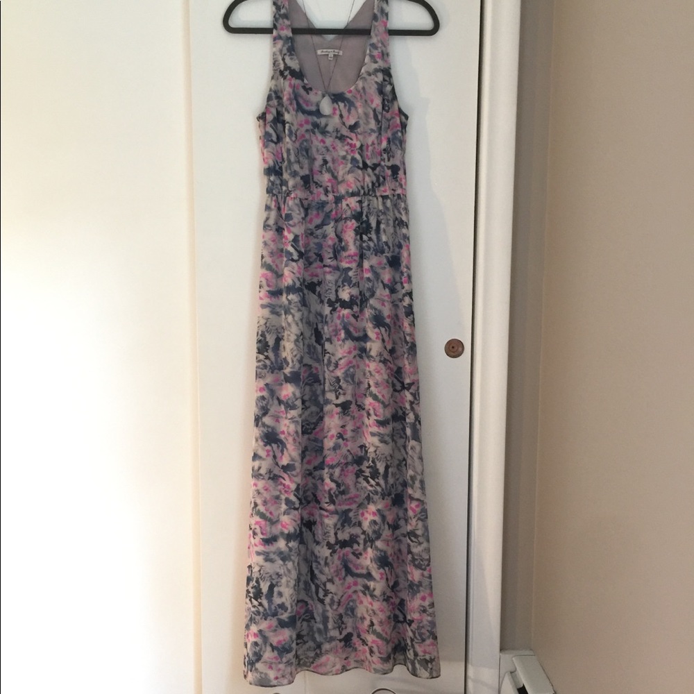 Madewell floral maxi dress